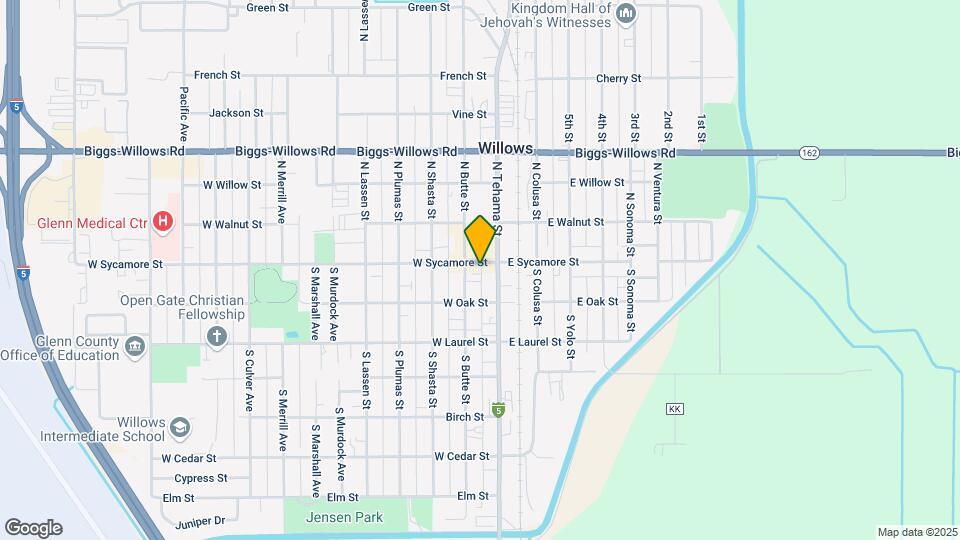 126 W Sycamore St Map and Location Details