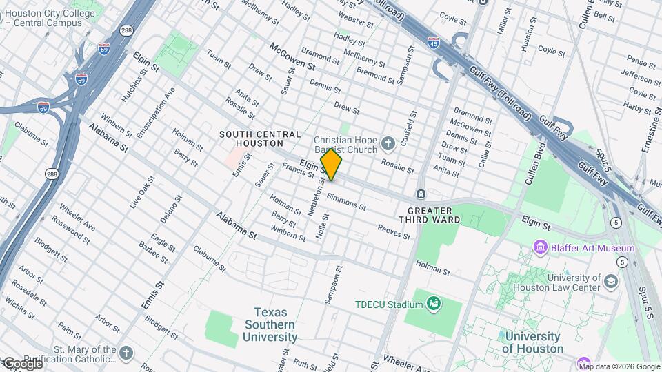 3320 Francis St Map and Location Details