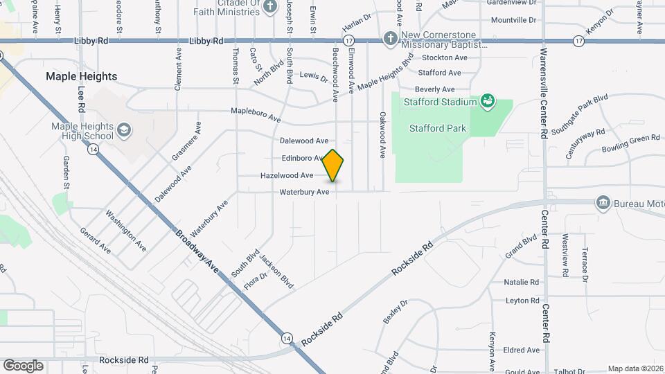 5574 Beechwood Ave Map and Location Details