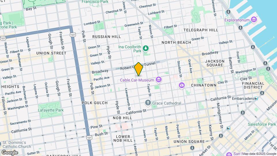 1180 Jackson St Map and Location Details