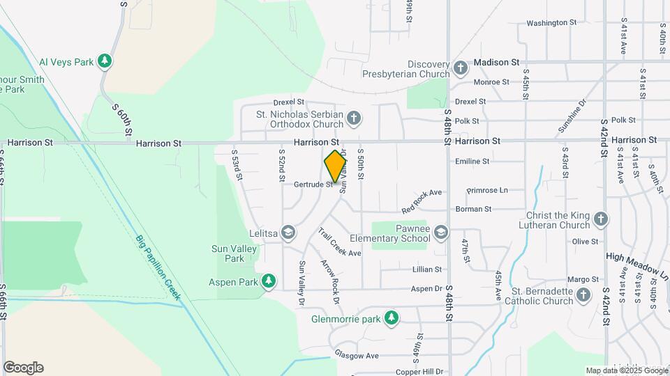 5021 Gertrude St Map and Location Details