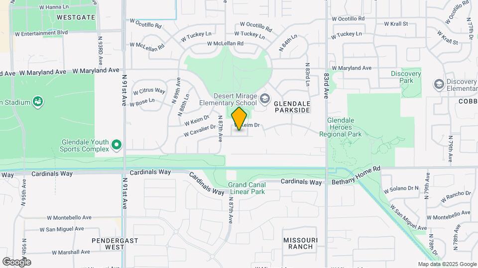 8622 W Berridge Ln Map and Location Details