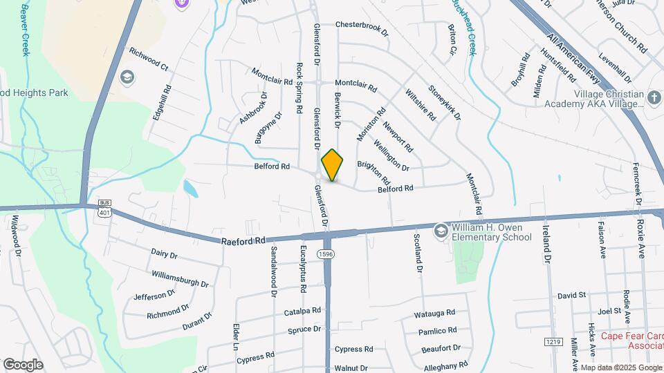 4617 Belford Rd Map and Location Details