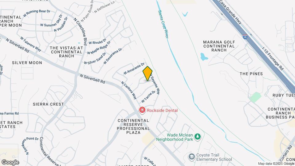 6951 W Red Rock Dr Map and Location Details