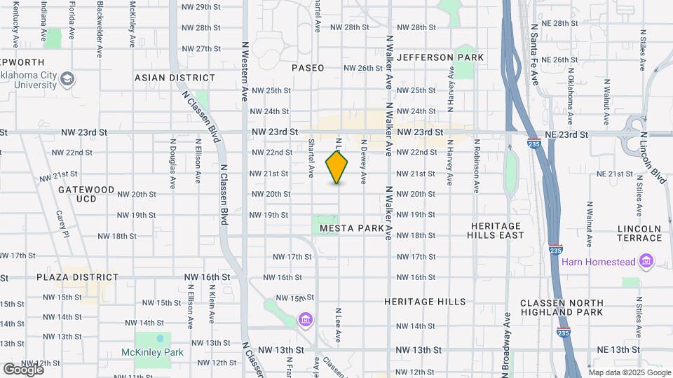 703 NW 20th St Map and Location Details