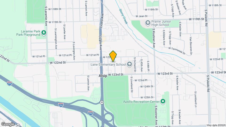 12230 S McDaniels St Mapa y Detalles de la Ubicación