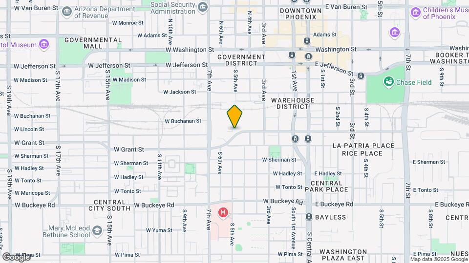 402 W Lincoln St Map and Location Details
