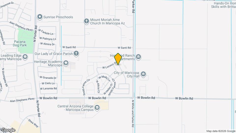 18554 N Celis St Map and Location Details