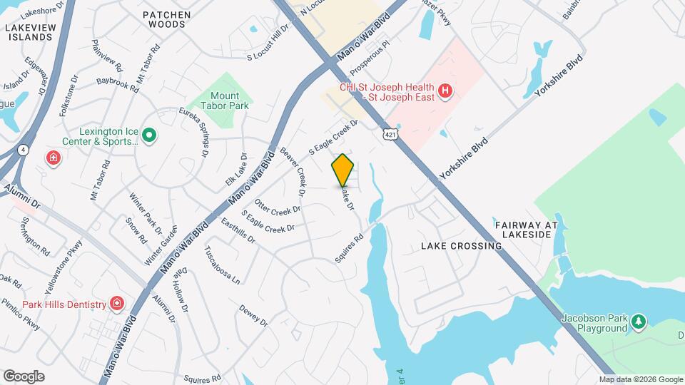 Cove Lake Village Apartments Map and Location Details