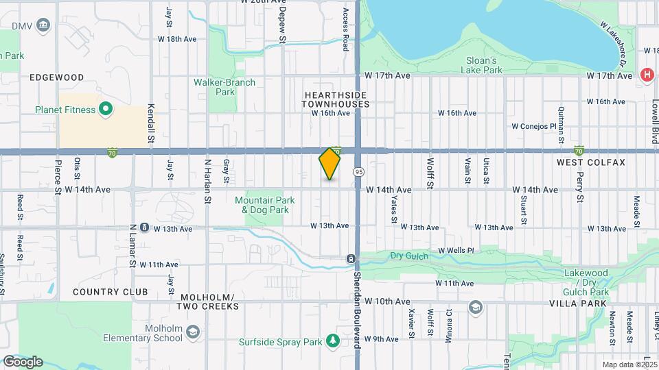 5353 W 14th Ave Map and Location Details