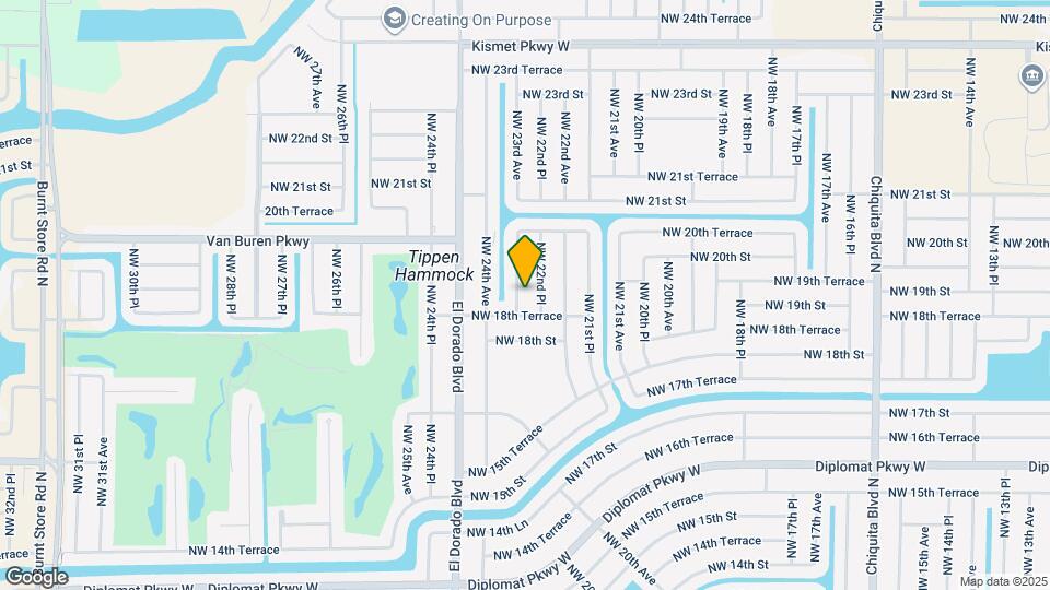 1825 NW 23rd Ave Map and Location Details