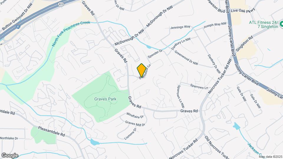 6608 E Windsor Ln Map and Location Details