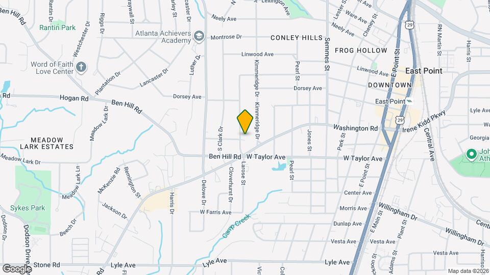 2950 Cloverhurst Dr Mapa y Detalles de la Ubicación