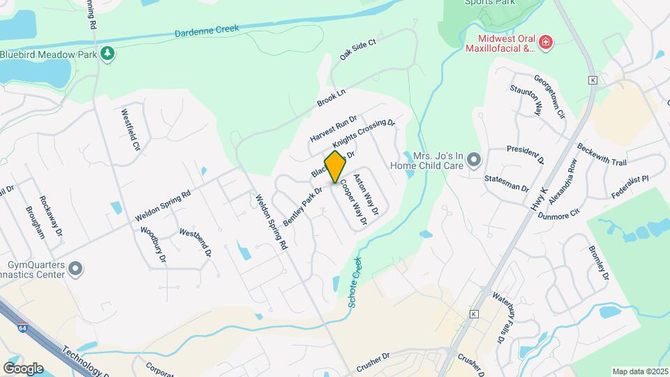 987 Bentley Park Cir Map and Location Details