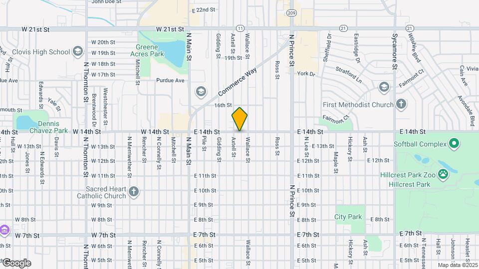 403 E 14th St Map and Location Details