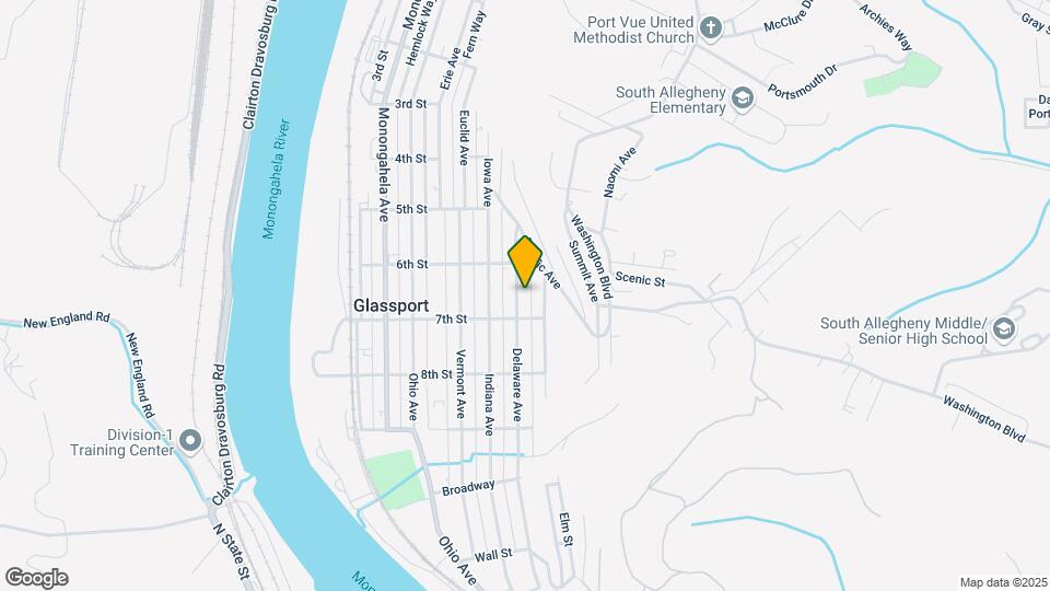 625 Delaware Ave Map and Location Details