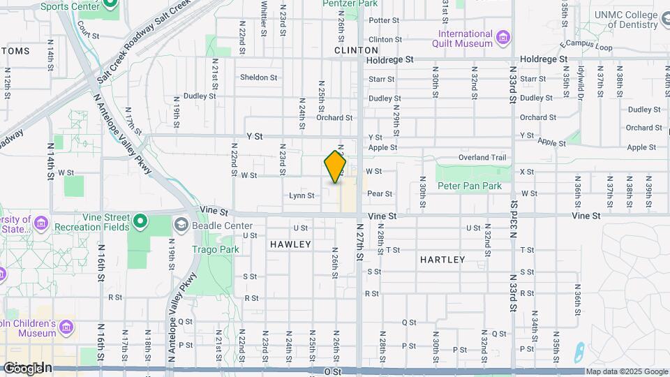 877 N 26th St Mapa y Detalles de la Ubicación