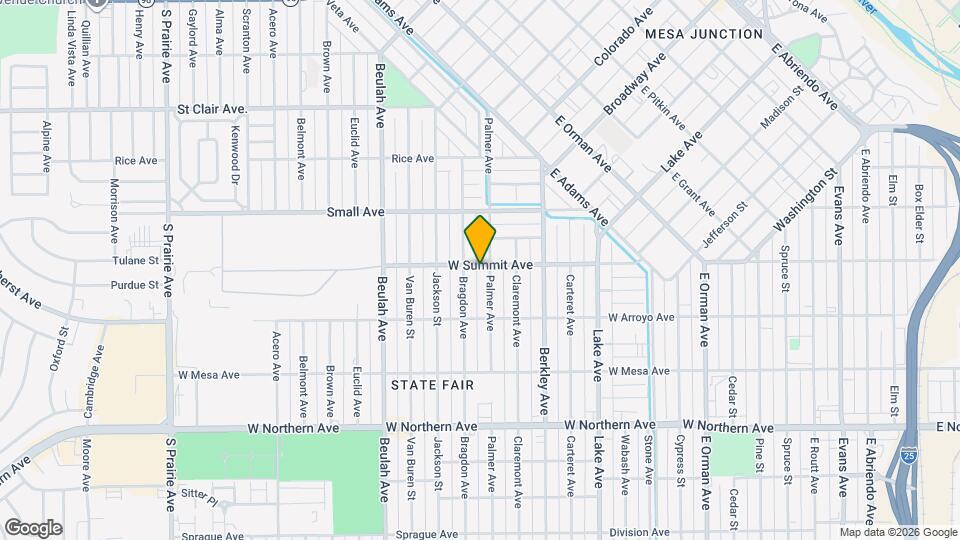 1608 W Summit Ave Map and Location Details