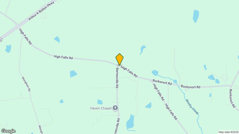 3806 High Falls Rd Map and Location Details