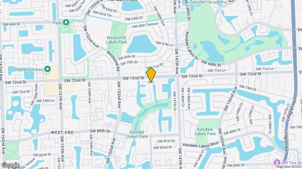 7331 SW 149th Ct Map and Location Details