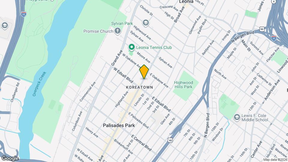Palisades Pk Crt Manor Apartments Map and Location Details
