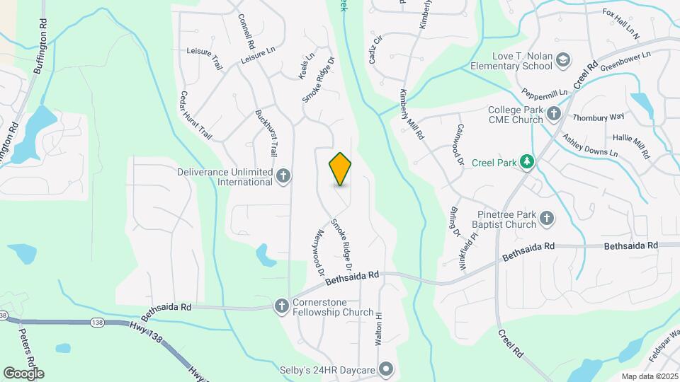 7124 Merrywood Dr Map and Location Details