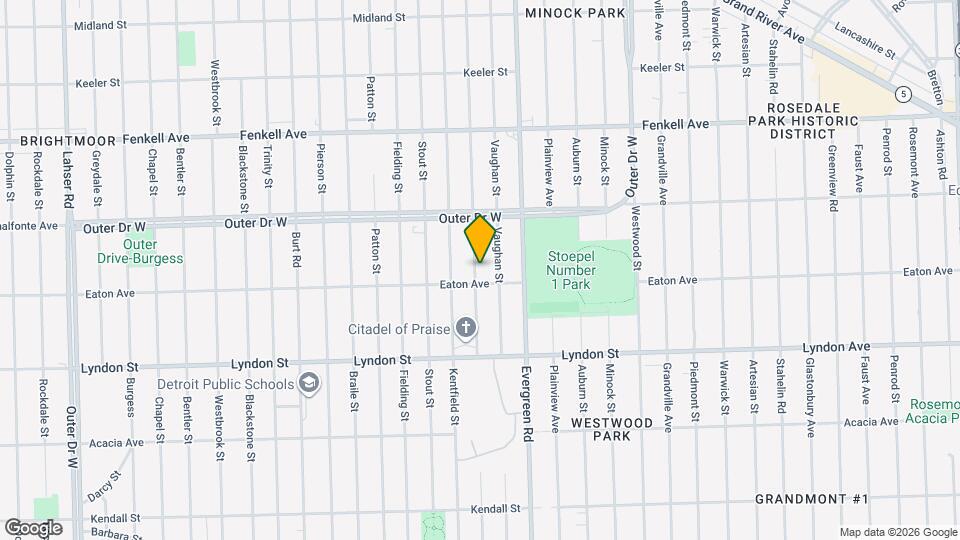 14828 Heyden St Map and Location Details