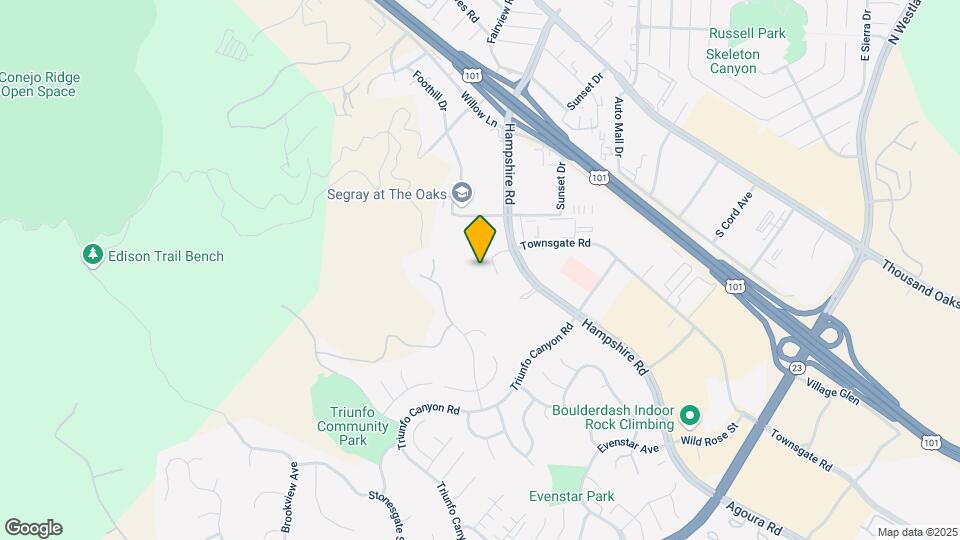 The Meadows at Westlake Village Mapa y Detalles de la Ubicación