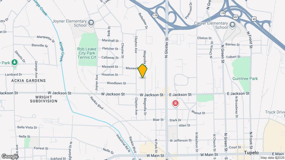 625 Magnolia Dr Map and Location Details