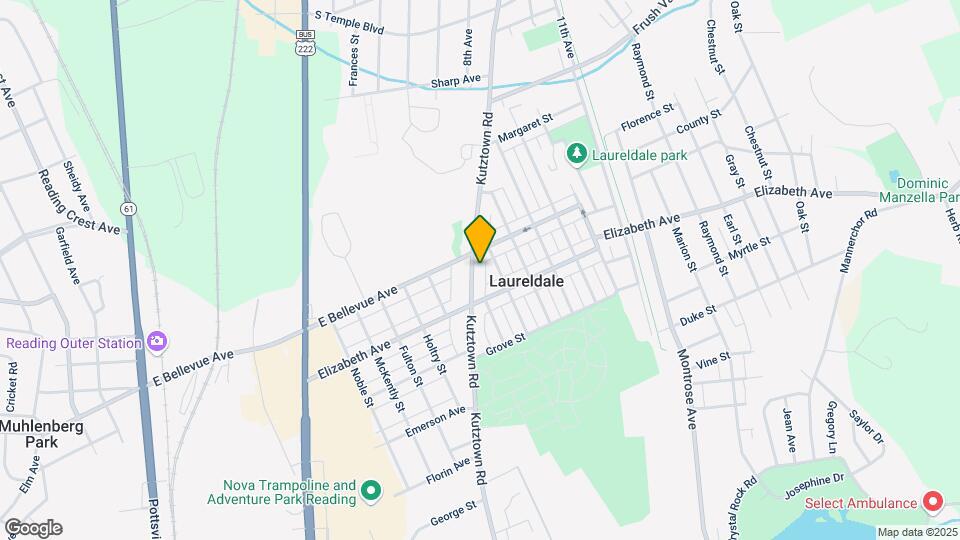 3423 Kutztown Rd Map and Location Details