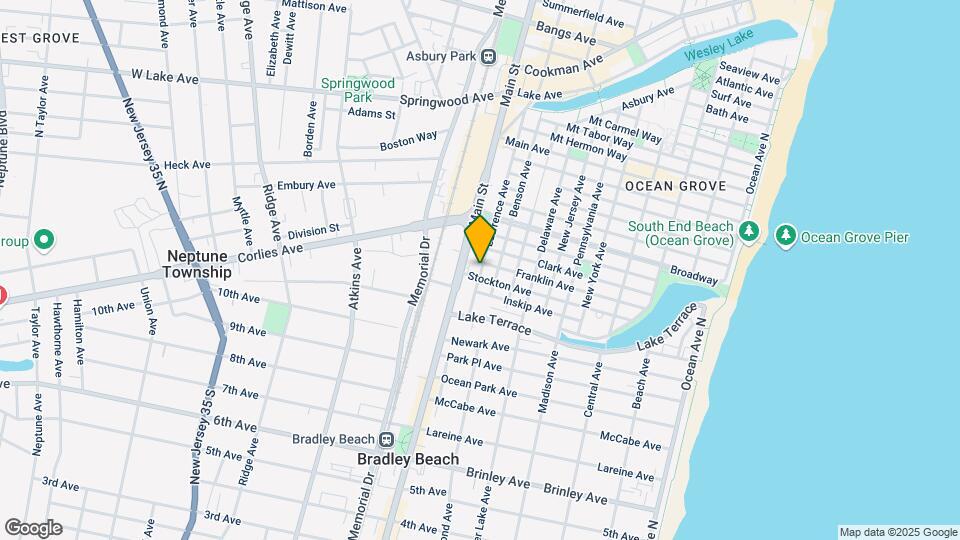 Ocean Grove Village Map and Location Details