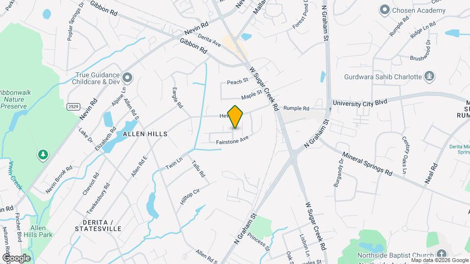 3000 Fairglen Rd Map and Location Details