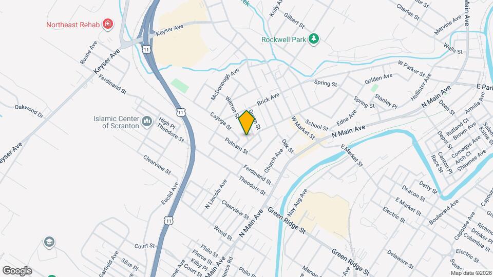 307 Warren St Map and Location Details