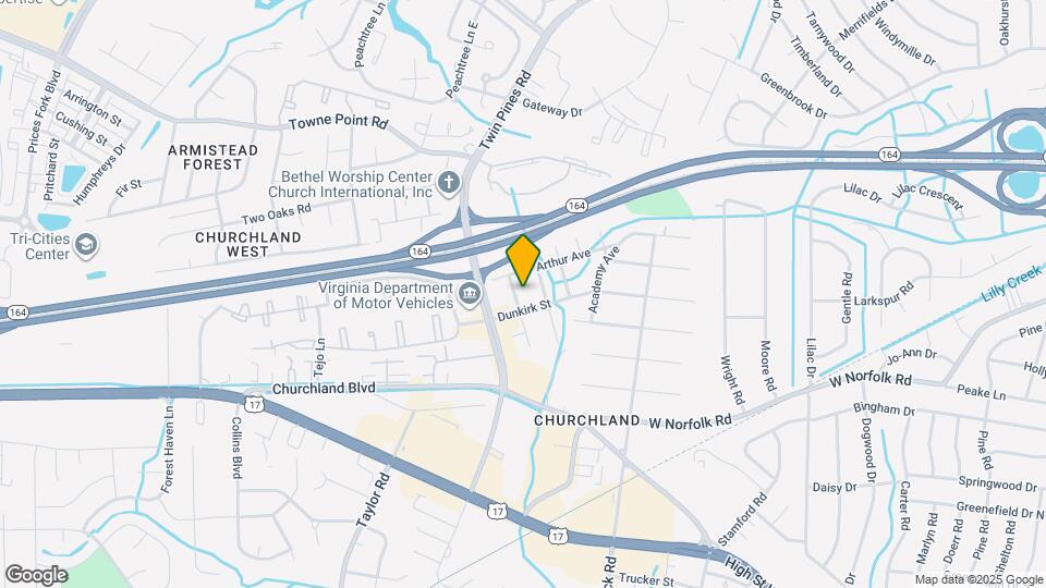 3600 Pierce St Map and Location Details