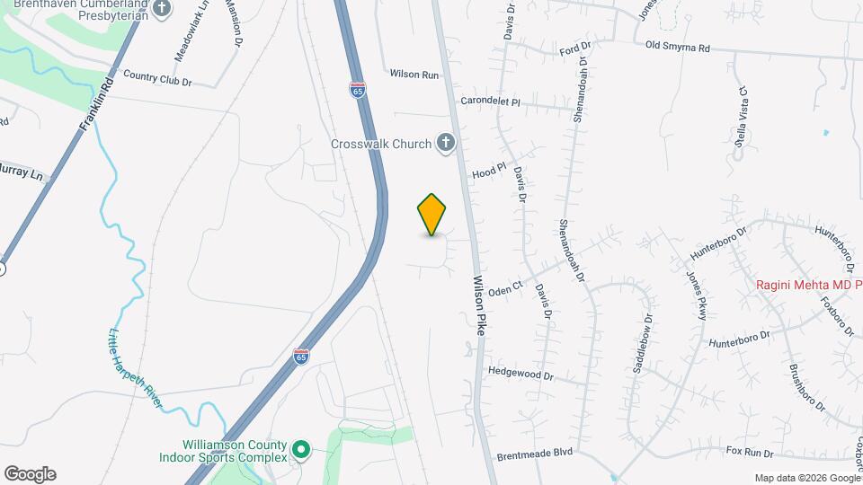743 Rolling Fork Dr Map and Location Details