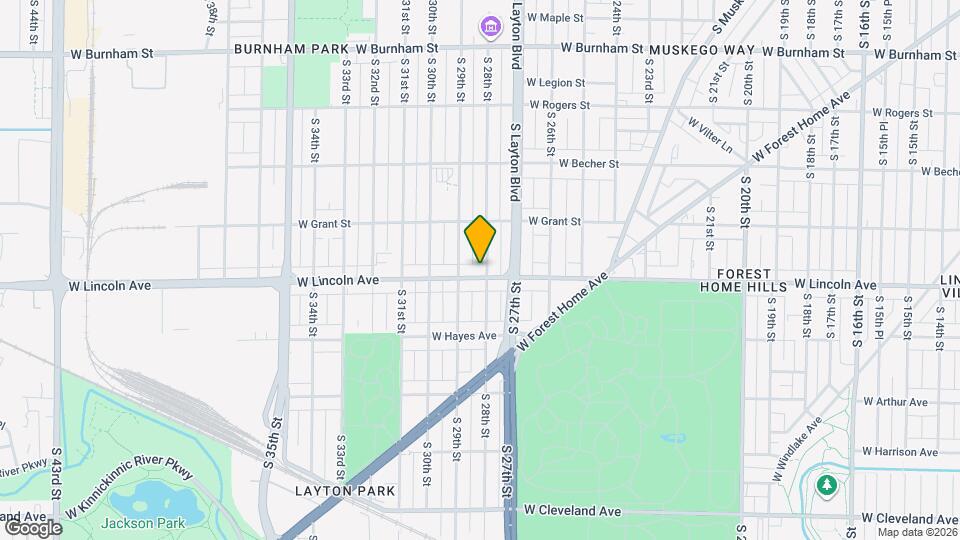 2804 W Lincoln Ave Map and Location Details