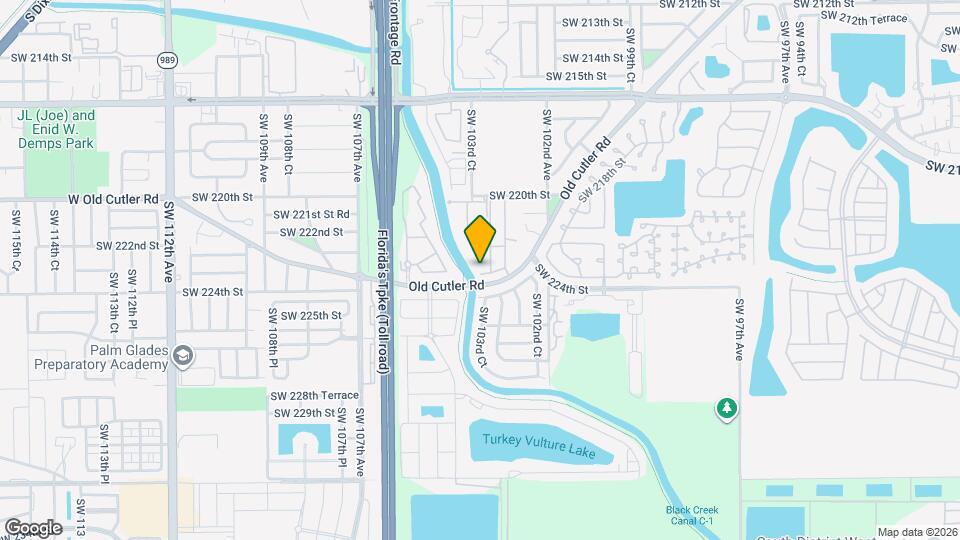 22334 SW 103rd Ct Map and Location Details