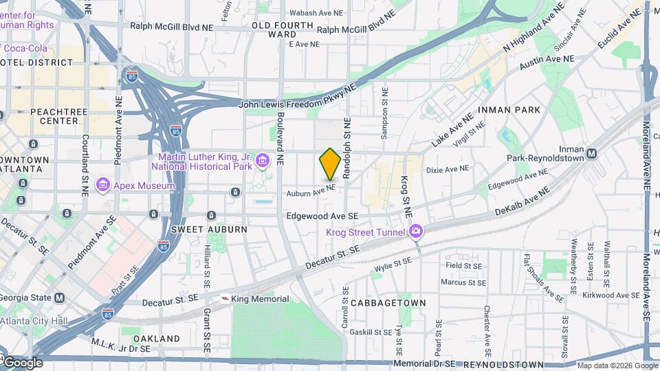 2 Bradley St NE Map and Location Details