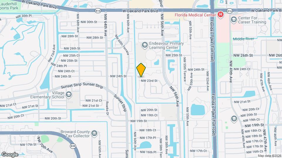 5963 NW 23rd St Map and Location Details