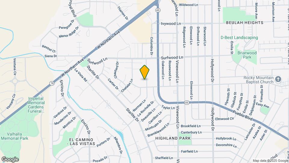 2131 Norman Ln Mapa y Detalles de la Ubicación