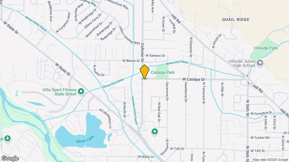 3850 N Collister Dr Map and Location Details