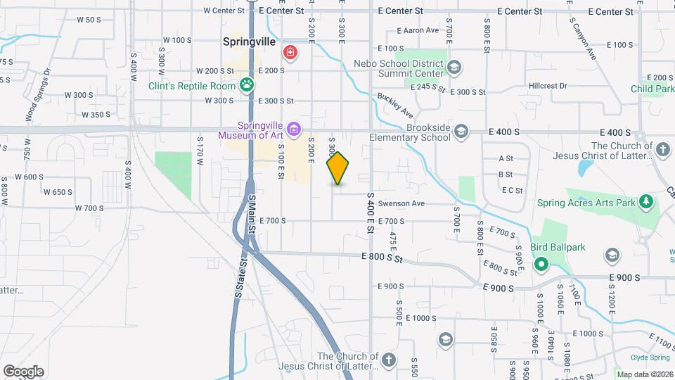 315 E 600 S St Map and Location Details