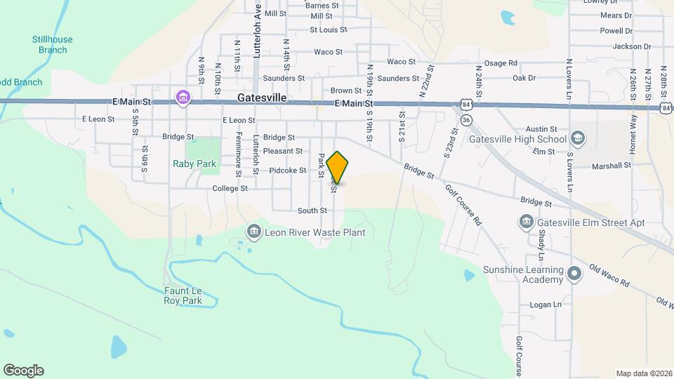 507 Live Oak St Map and Location Details