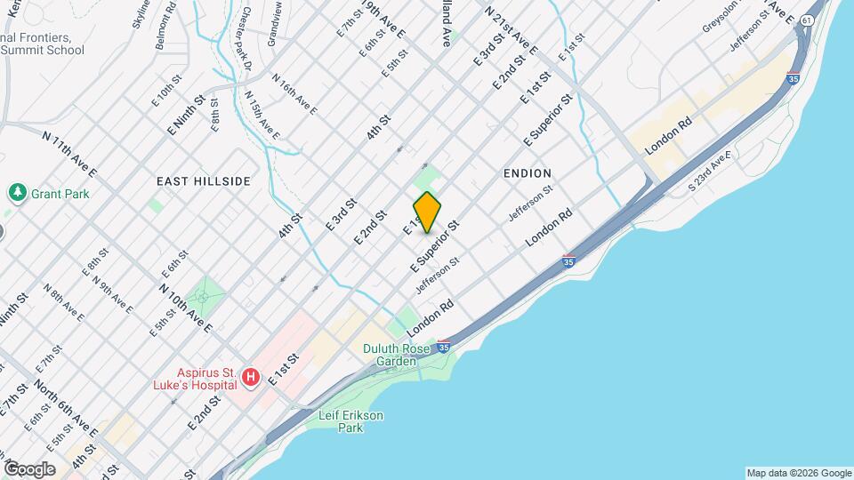 1513 E Superior St Map and Location Details