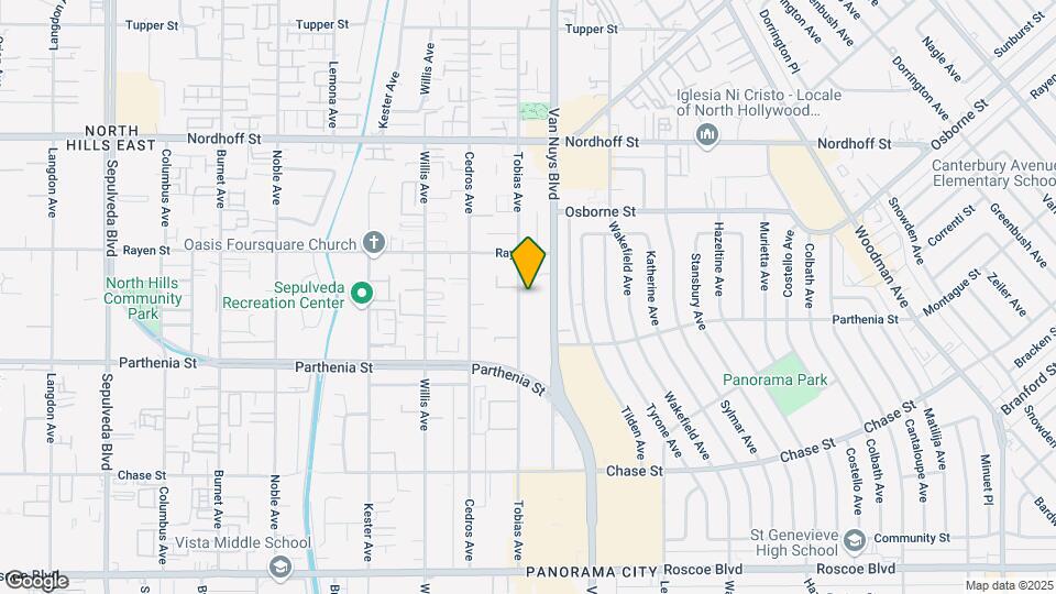 8810 Tobias Ave Map and Location Details