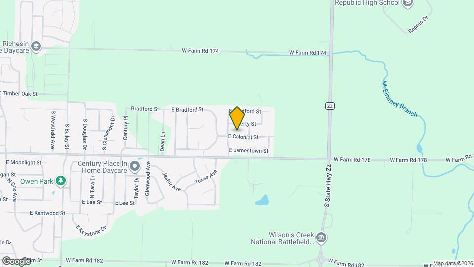 3177 E Colonial St Map and Location Details