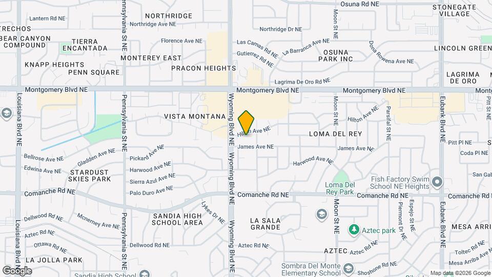 8416 Hilton Ave NE Map and Location Details