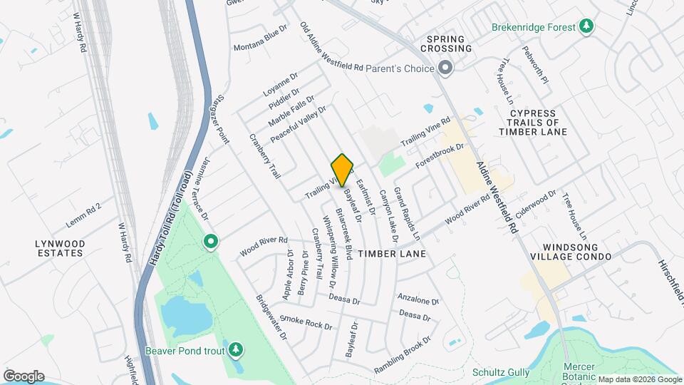 23331 Bayleaf Dr Mapa y Detalles de la Ubicación