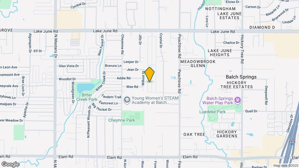 2909 Cottonwood Ln Map and Location Details