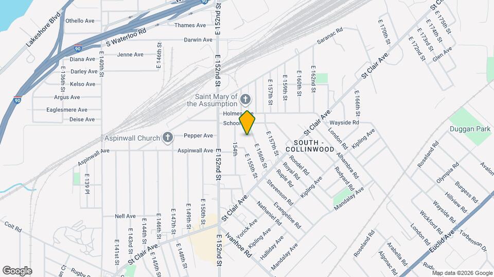 786 E 156th St Map and Location Details